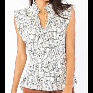 Carve Designs Larkin Shirt in white tile